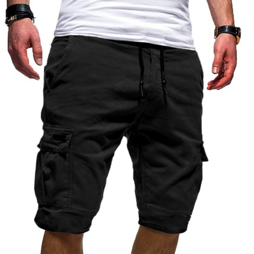 Image of Beau | Men's Cargo Knee Length Drawstring Shorts