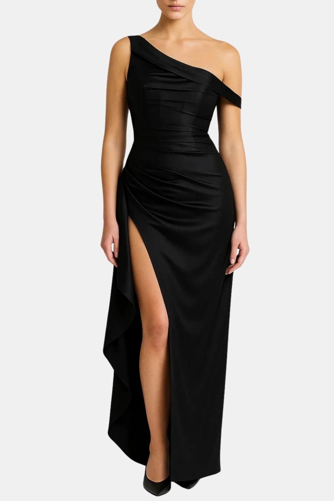 Image of Bella | Women's One-Shoulder Maxi Dress