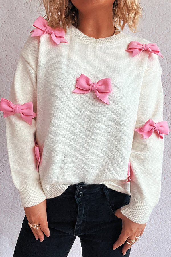 Image of Beverly | Women's Crewneck Bow Sweater