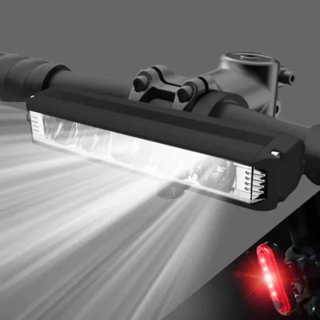 Bicycle Front Light - 1400 Lumens | Weather Resistant | USB Rechargeable