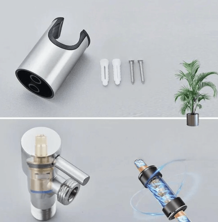 Bidet Hand Shower in Stainless Steel - Hygiene & Comfort