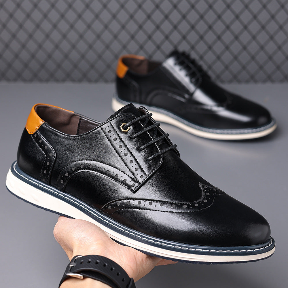 Image of Bobby | Men's Brogue Lace-Up Dress Shoes