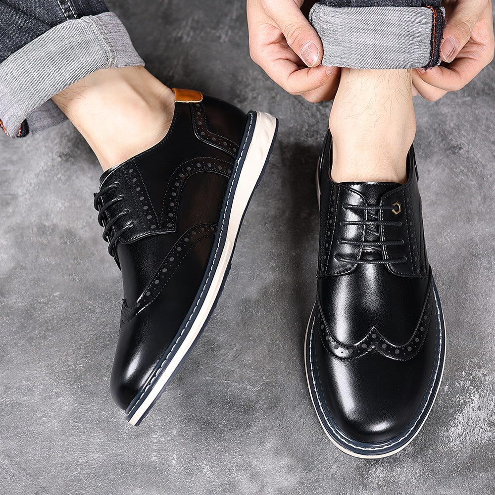 Image of Bobby | Men's Brogue Lace-Up Dress Shoes