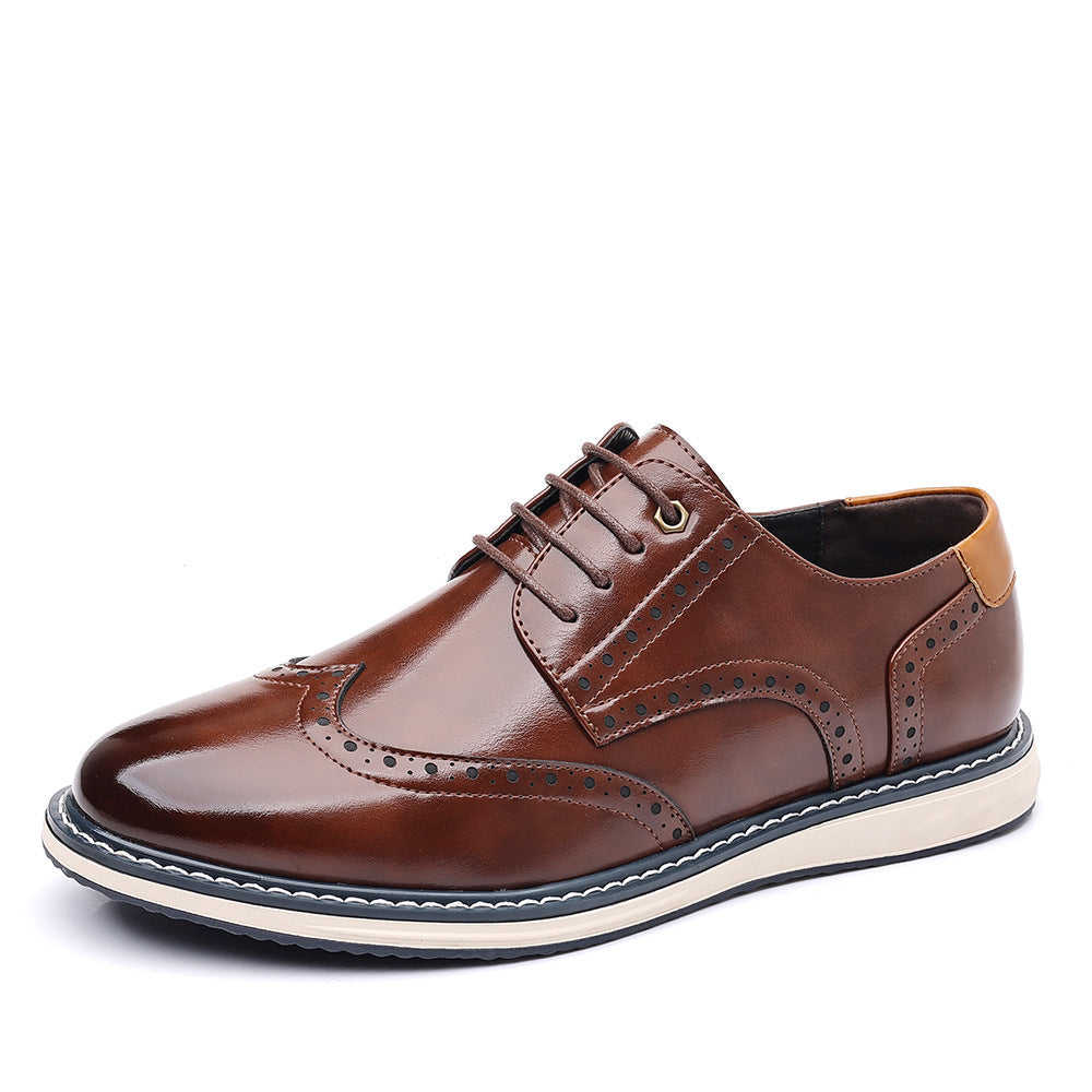 Image of Bobby | Men's Brogue Lace-Up Dress Shoes