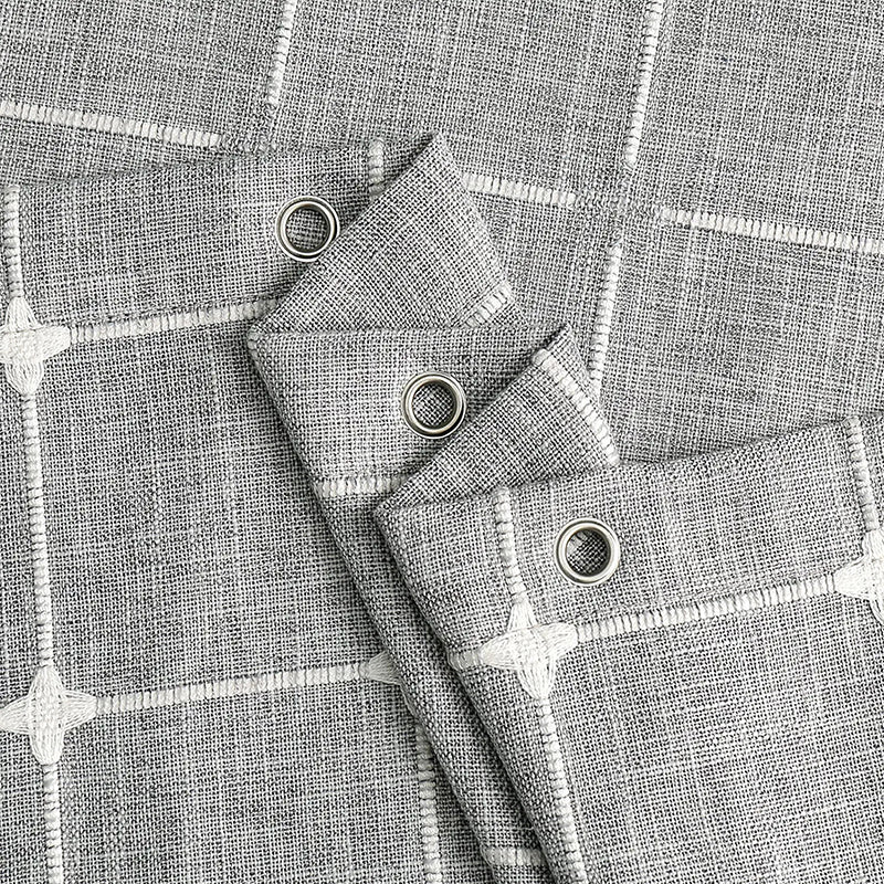 Bohemian Farmhouse Waterproof Linen Shower Curtain