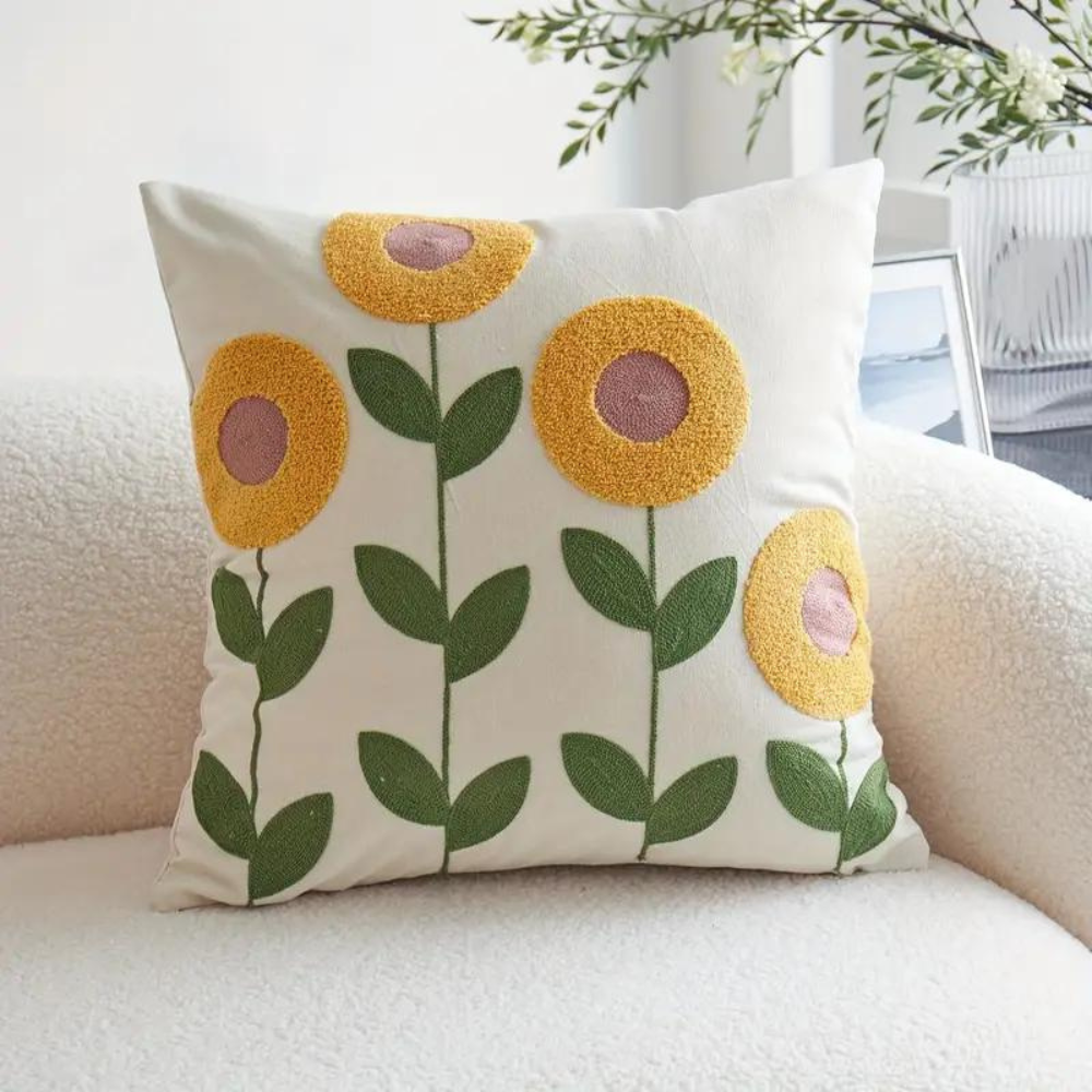Botanical Woven Cushion Cover
