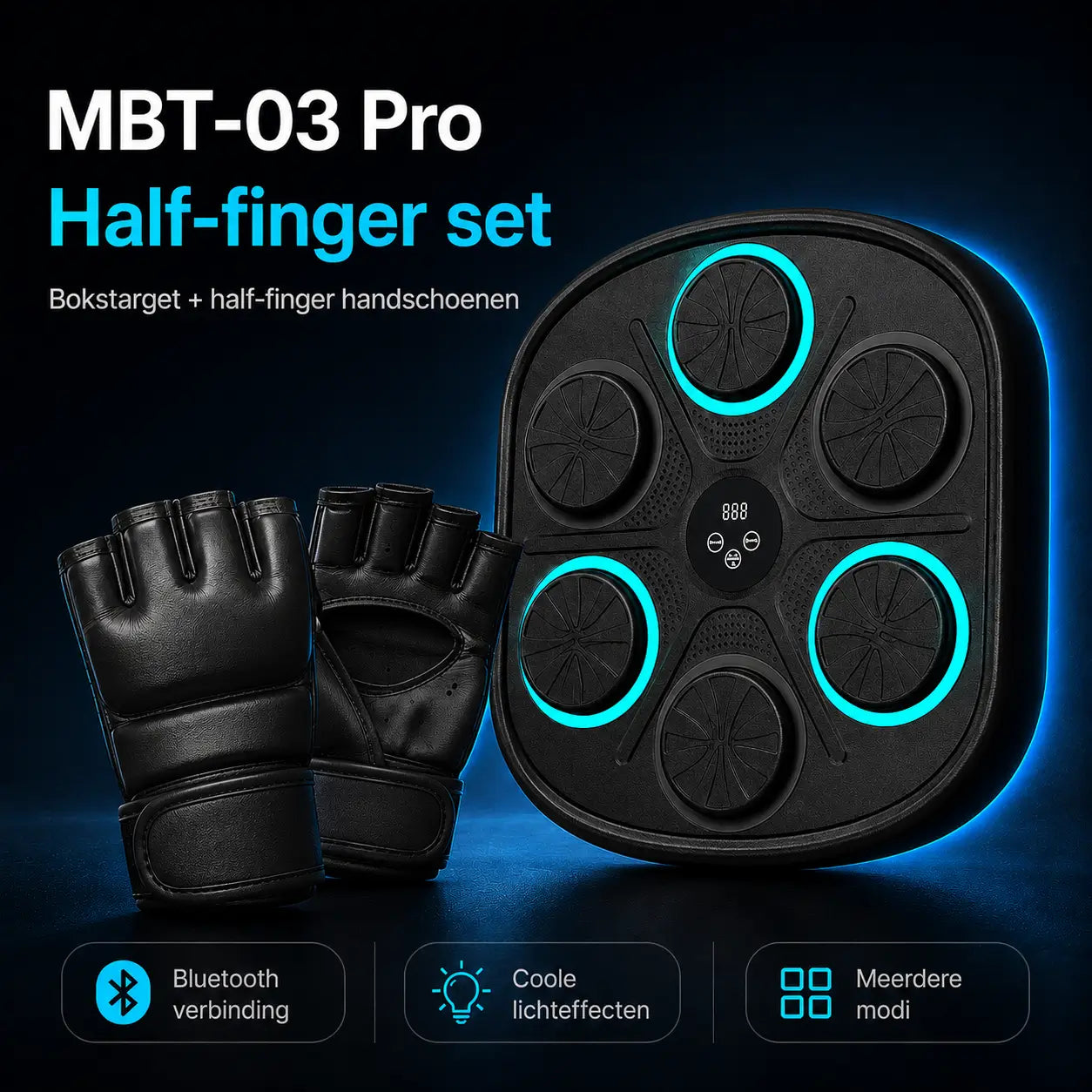 BoxPro™ Smart Music Boxing Machine – Interactive Boxing for Home