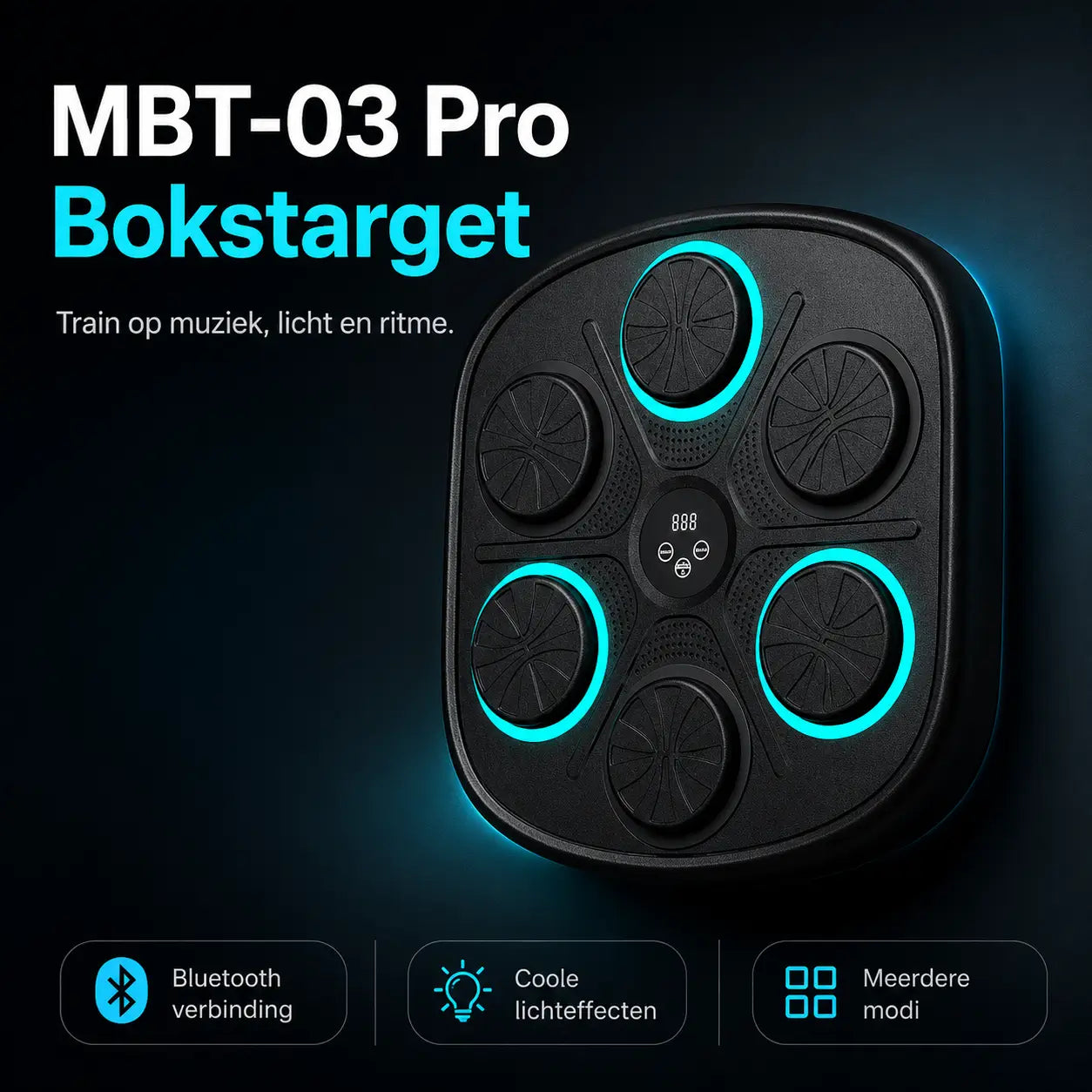 BoxPro™ Smart Music Boxing Machine – Interactive Boxing for Home