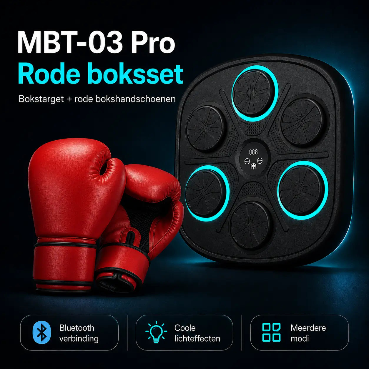 BoxPro™ Smart Music Boxing Machine – Interactive Boxing for Home
