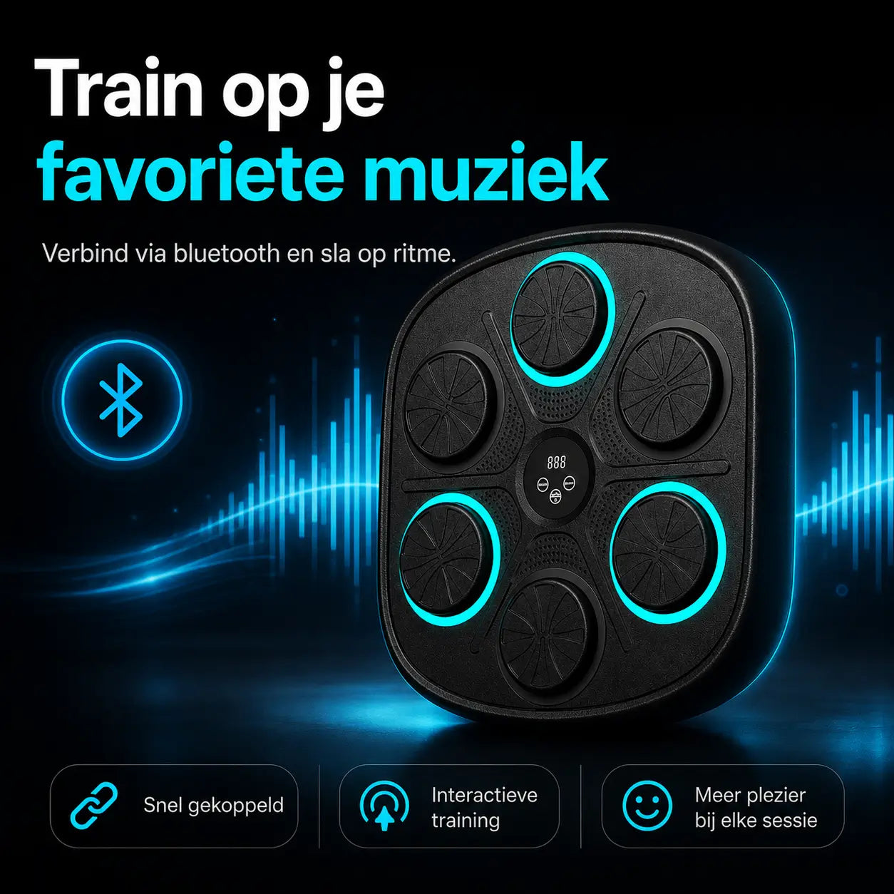 BoxPro™ Smart Music Boxing Machine – Interactive Boxing for Home