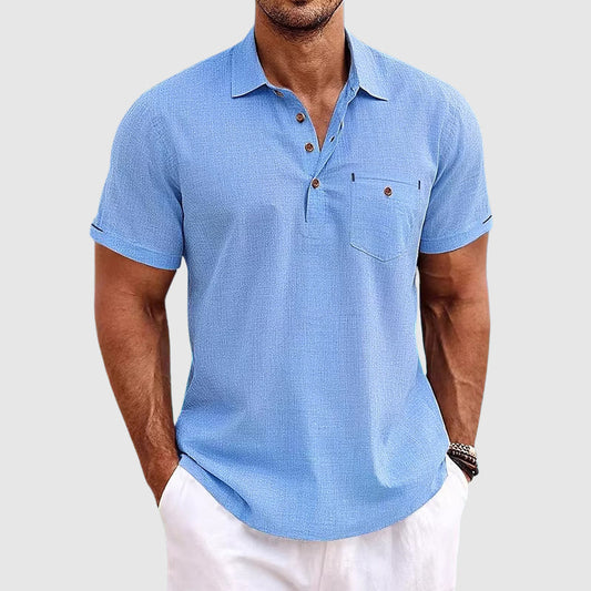 Image of Brady | Men's Button-Down Polo Shirt