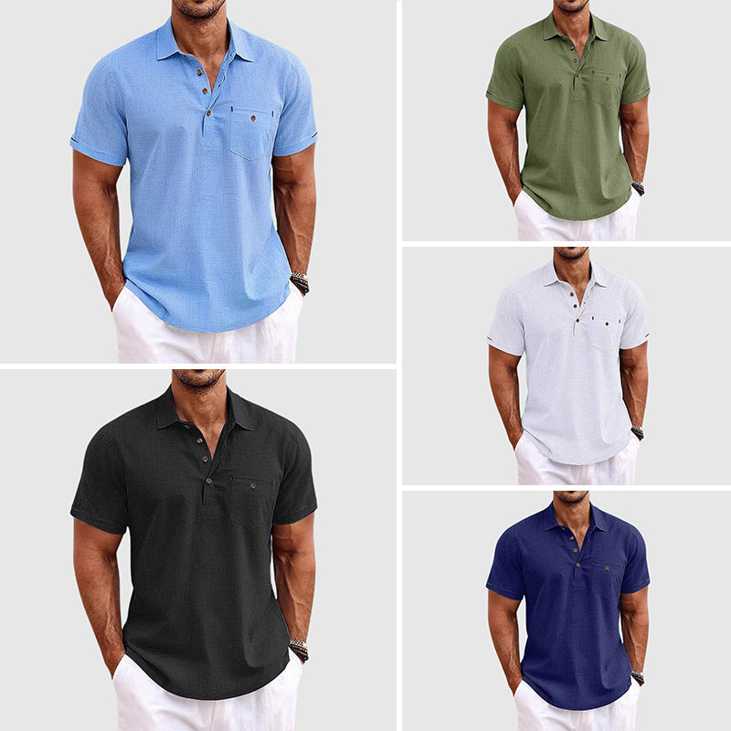 Image of Brady | Men's Button-Down Polo Shirt
