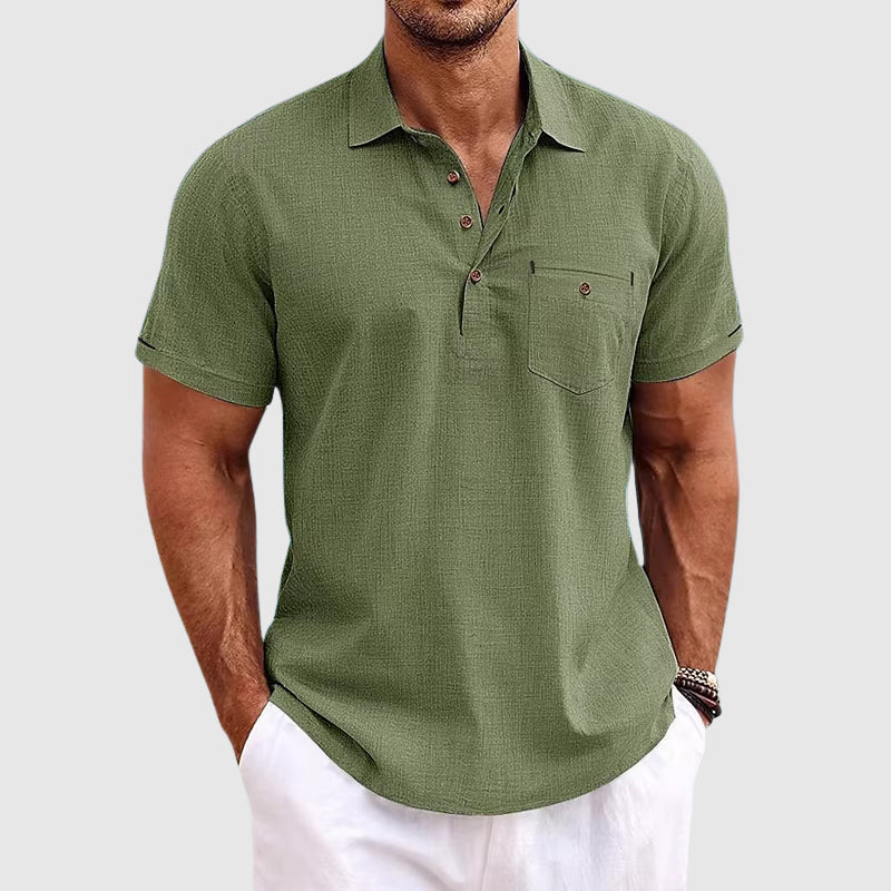 Image of Brady | Men's Button-Down Polo Shirt
