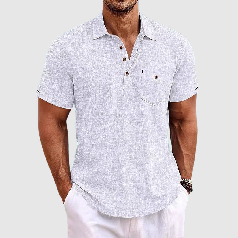 Image of Brady | Men's Button-Down Polo Shirt