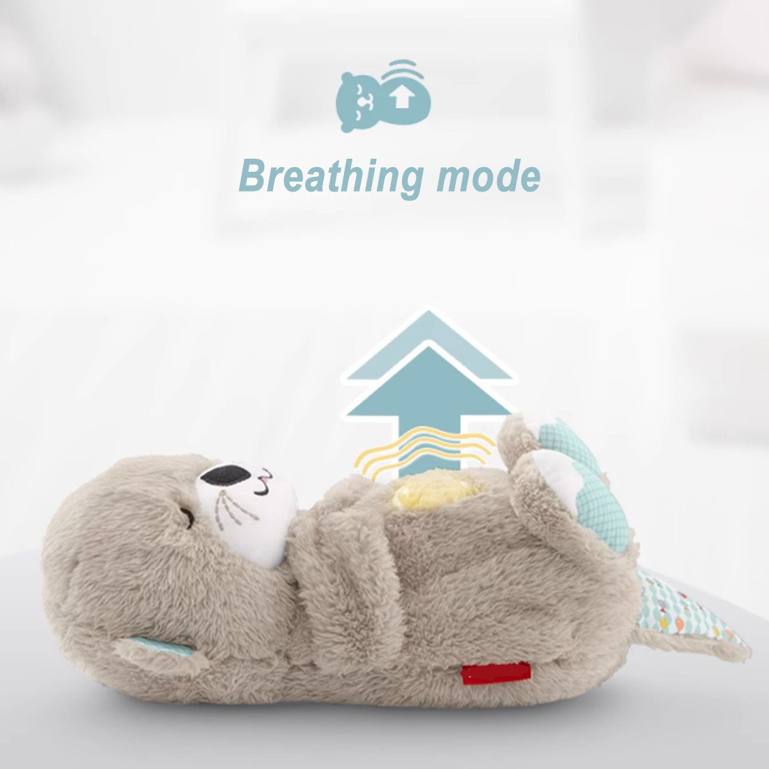 Breathing Otter Plush Toy for Kids and Adults - Relaxation Aid