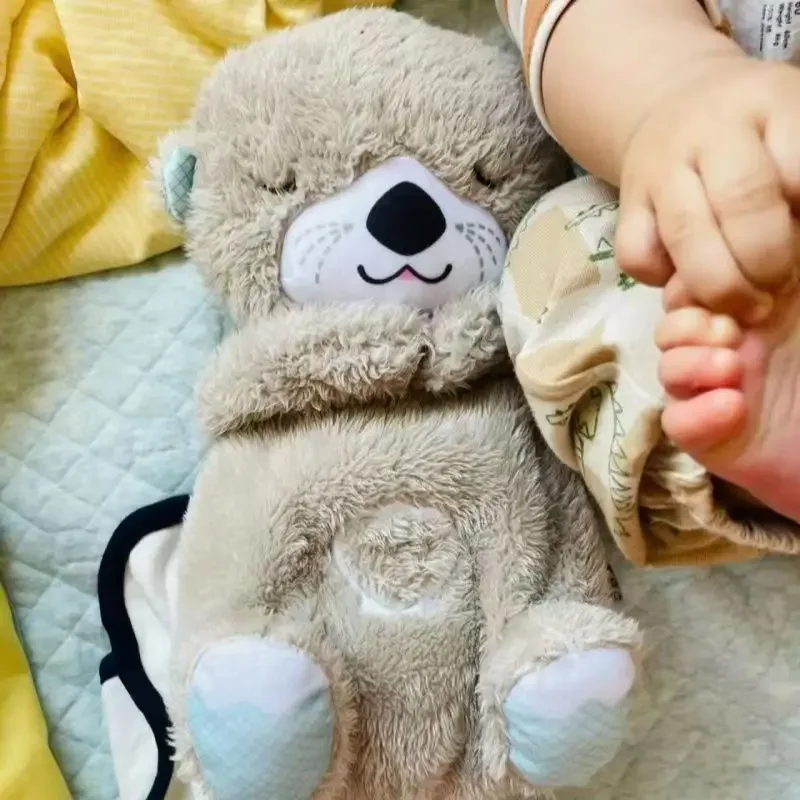 Breathing Otter Plush Toy for Kids and Adults - Relaxation Aid