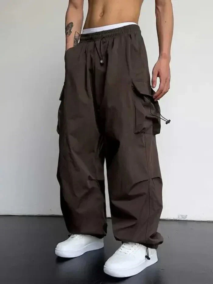 Image of Brett | Men's Wide Leg Cargo Pants