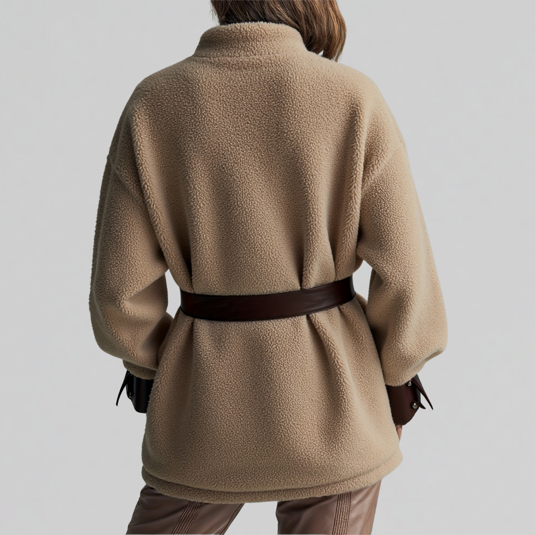 Image of Brianna | Women's Oversized Sherpa Jacket