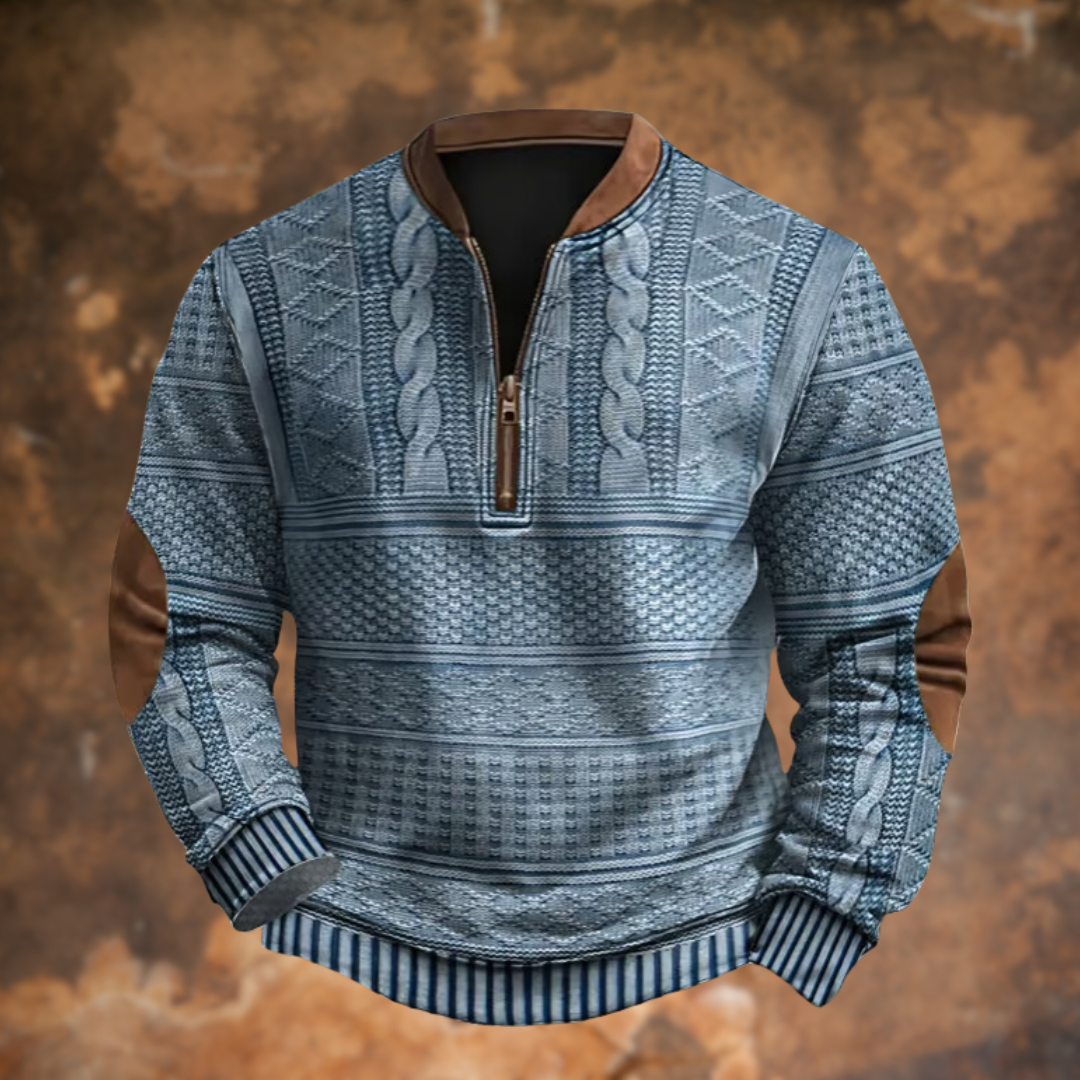 Image of Brody | Men's Quarter-Zip Pullover Sweater
