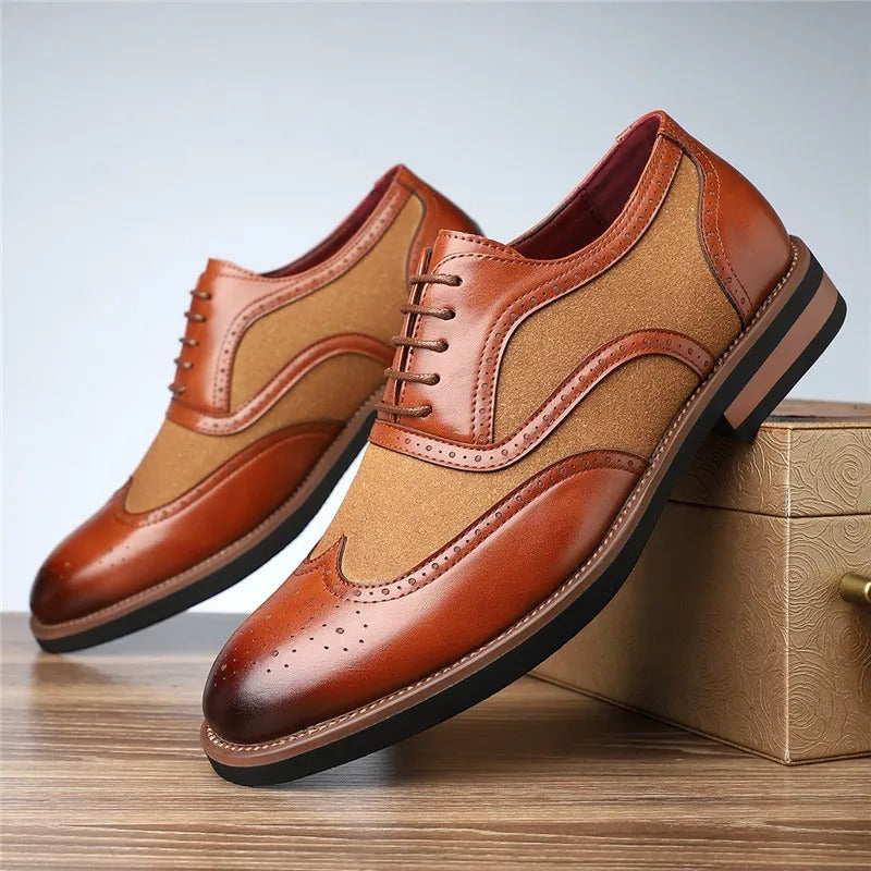 Image of Brody | Men's Wingtip Oxford Shoes
