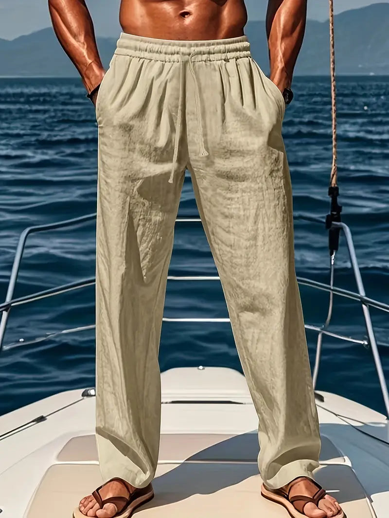 Image of Bruce | Men's Drawstring Loose Fit Pants