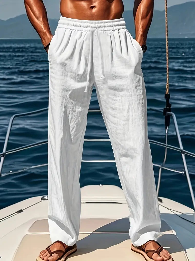 Image of Bruce | Men's Drawstring Loose Fit Pants