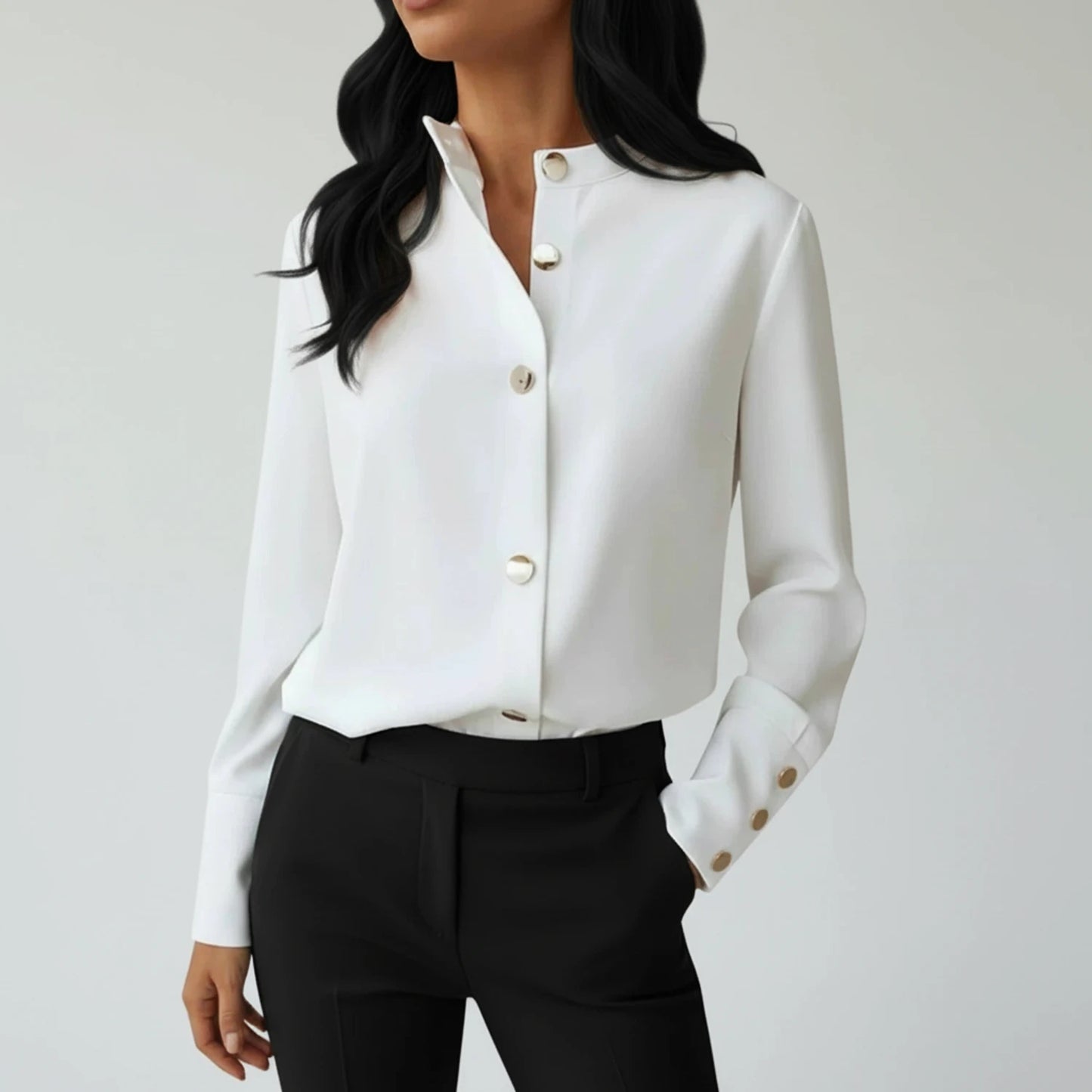 Button-Down Blouse for Women
