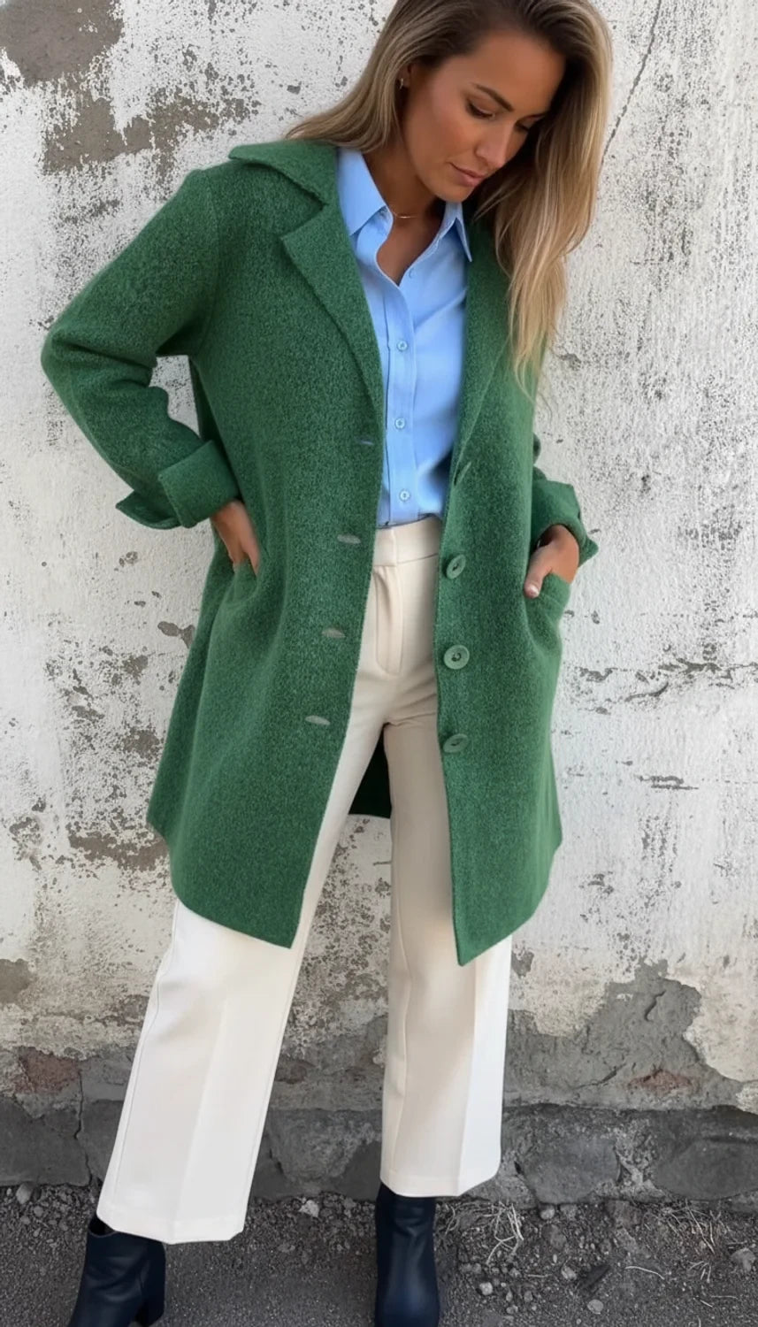 Button-Front Jacket for Women AI replaced image