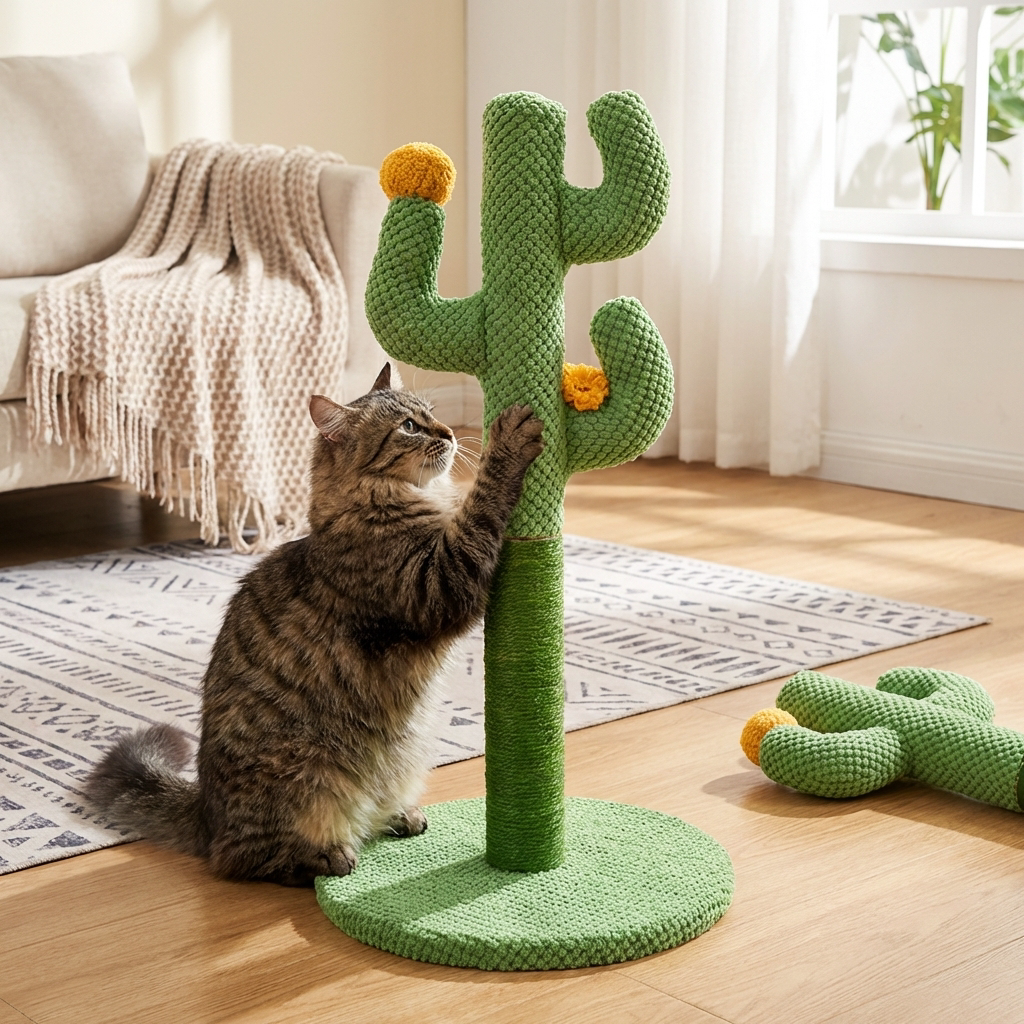 Cactus Sisal Scratching Post