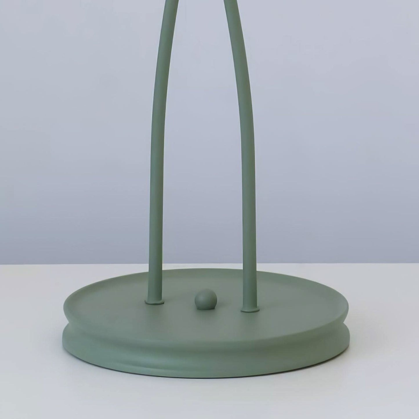 Calla Flowers LED Floor Lamp with Matte Green Finish