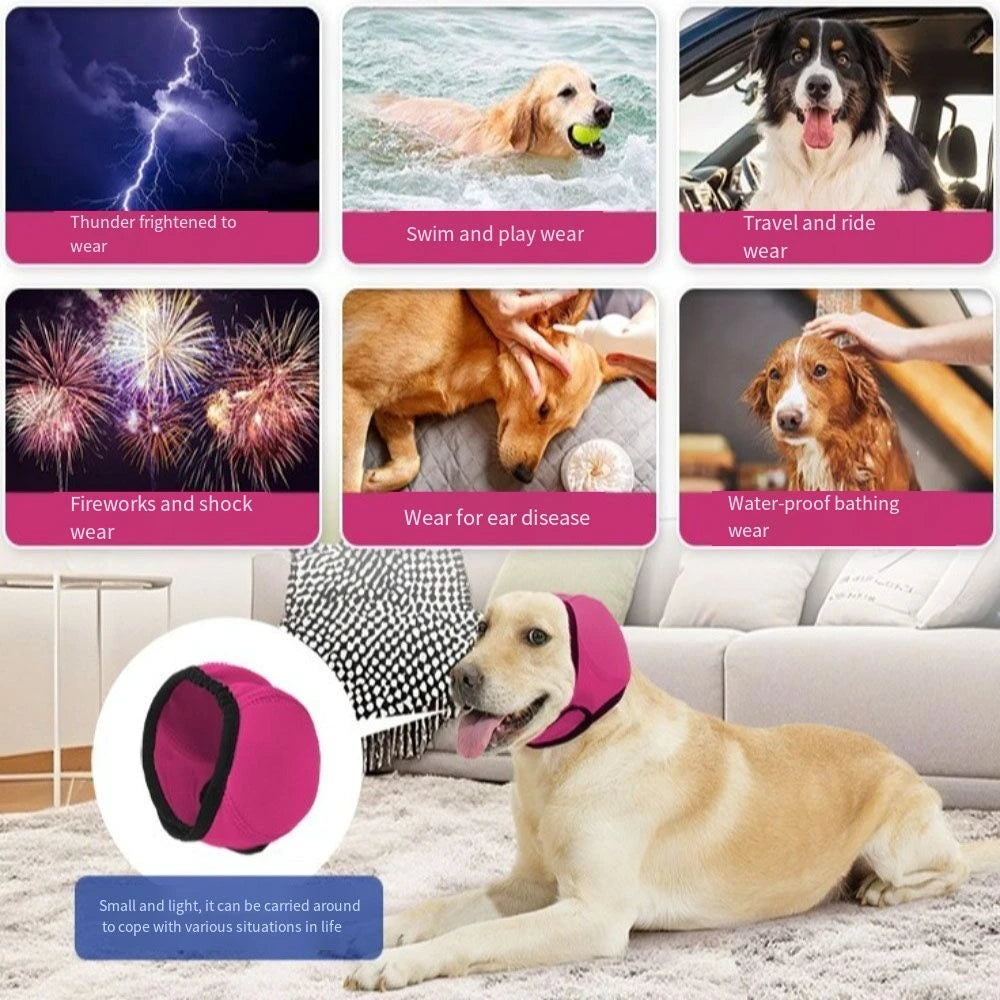 Calming Dog Earmuffs for Noise Reduction & Anxiety Relief