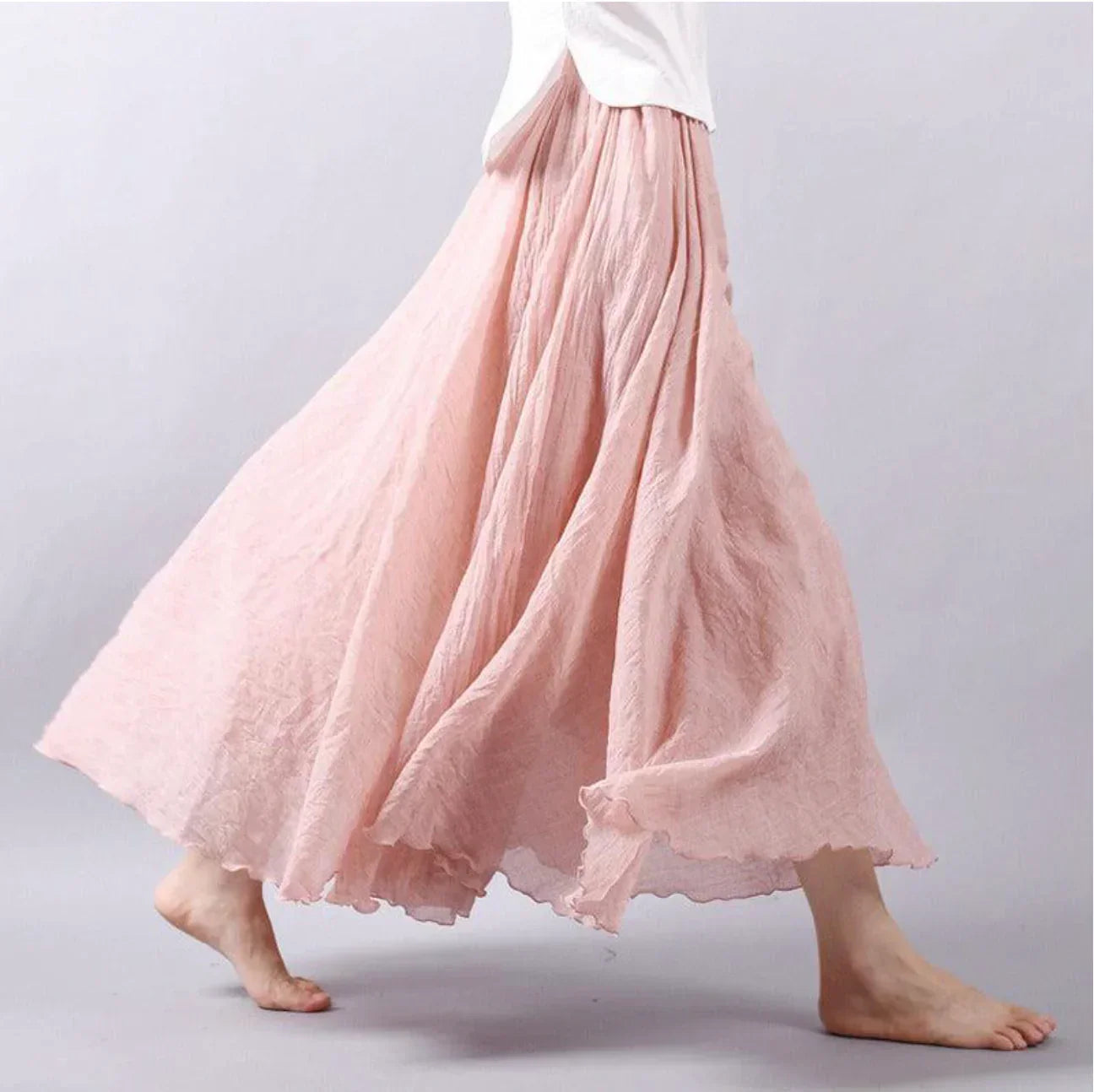 Image of Camille | Women's Flowy A-Line Maxi Skirt