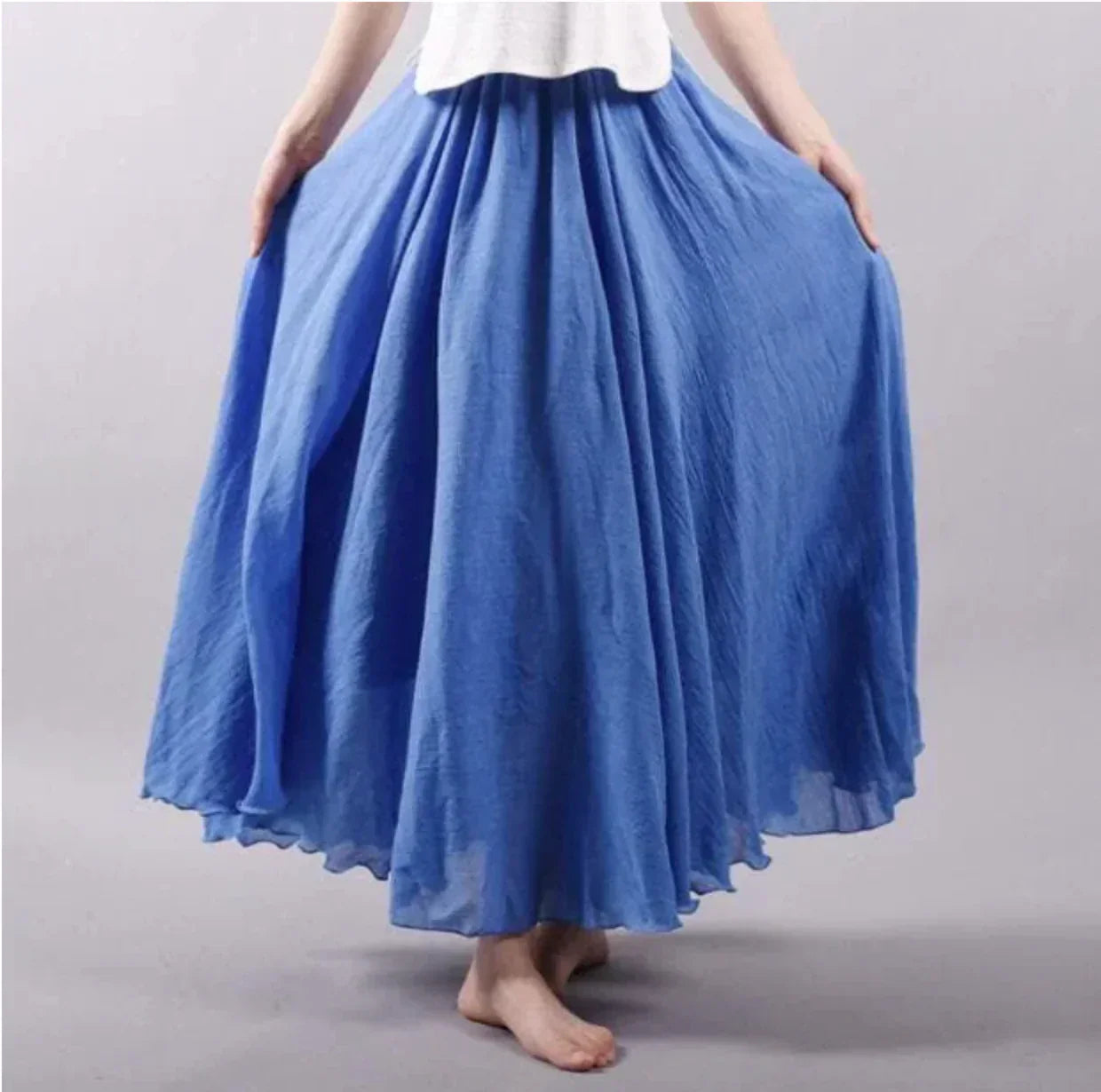 Image of Camille | Women's Flowy A-Line Maxi Skirt