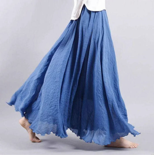 Image of Camille | Women's Flowy A-Line Maxi Skirt