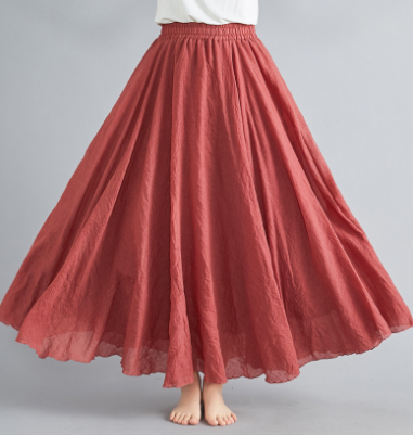 Image of Camille | Women's Flowy A-Line Maxi Skirt