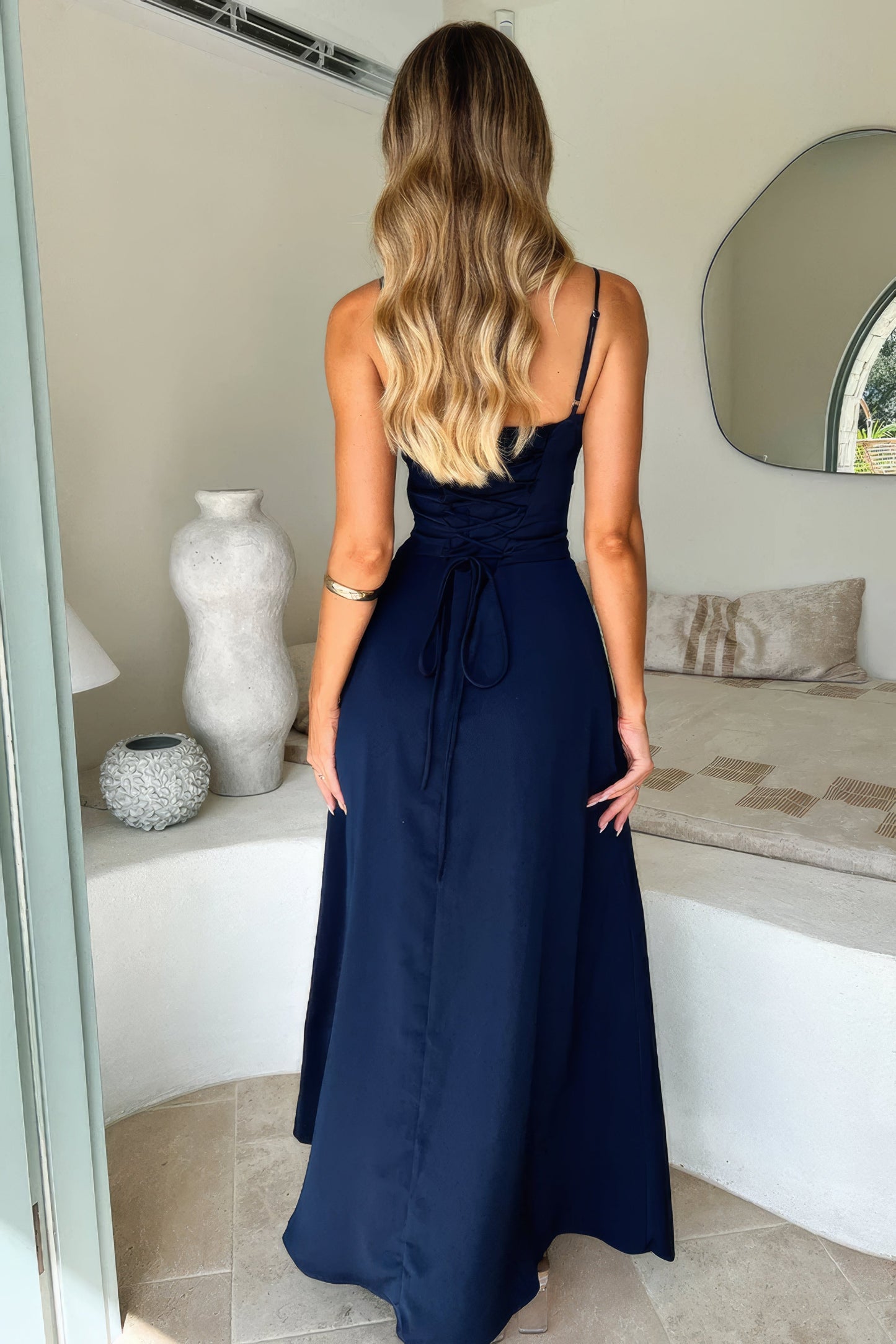 Image of Camille | Women's Sleeveless A-Line Maxi Dress