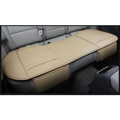 Car Seat Cushion with Leather Cover and Bamboo Charcoal for Front or Rear Seat