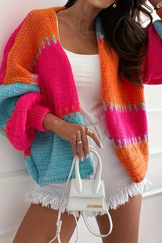 Image of Cara | Women's Balloon Sleeve Knit Cardigan