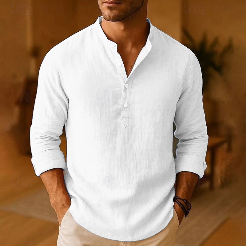 Image of Carl | Men's Long Sleeve Casual Shirt