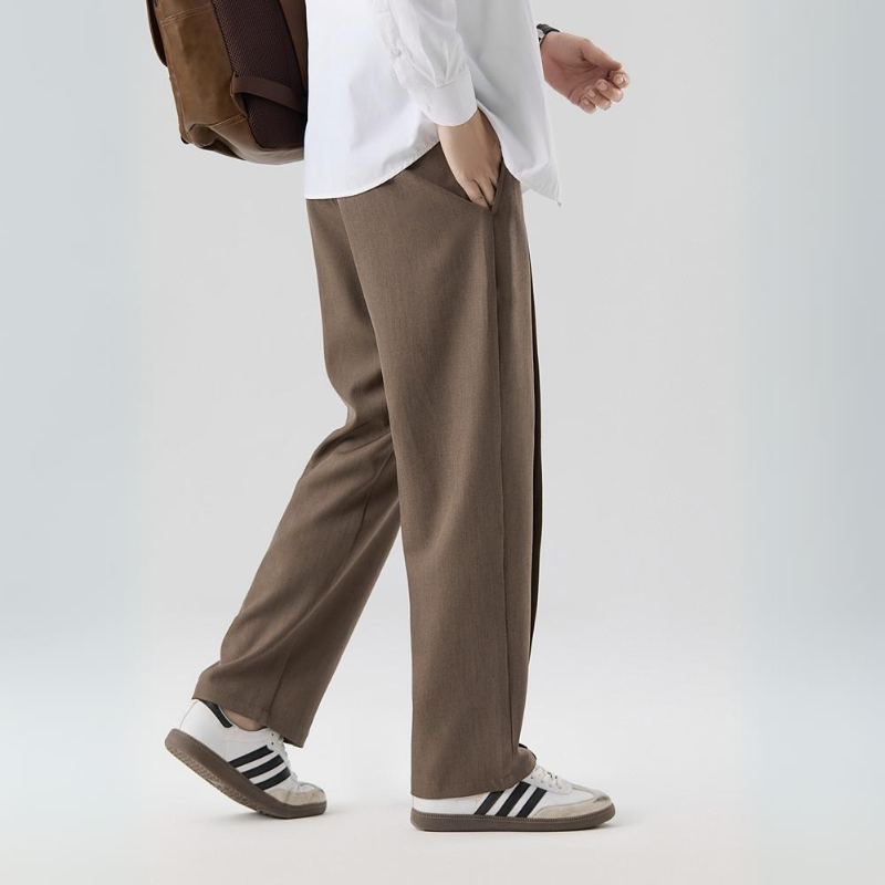 Image of Carlton | Men's Relaxed Fit Pleated Trousers