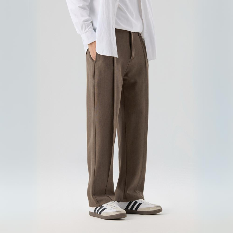 Image of Carlton | Men's Relaxed Fit Pleated Trousers