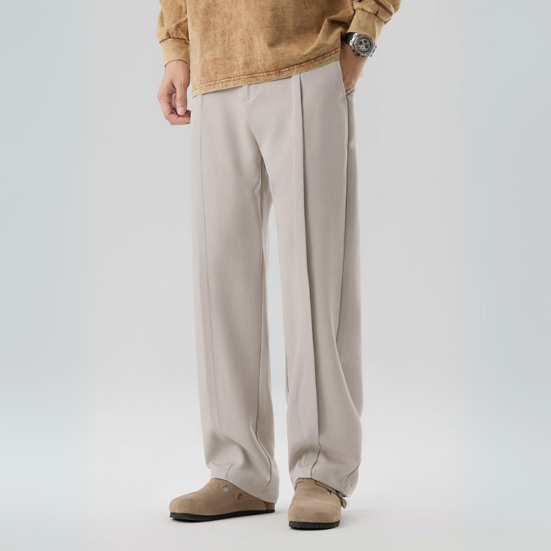 Image of Carlton | Men's Relaxed Fit Pleated Trousers
