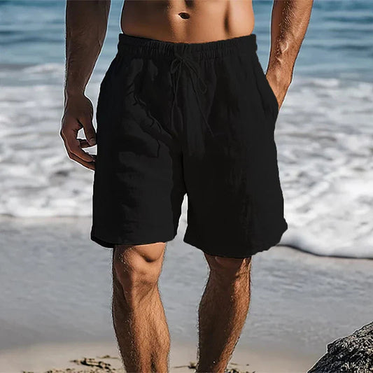 Image of Carson | Men's Drawstring Knee Length Shorts