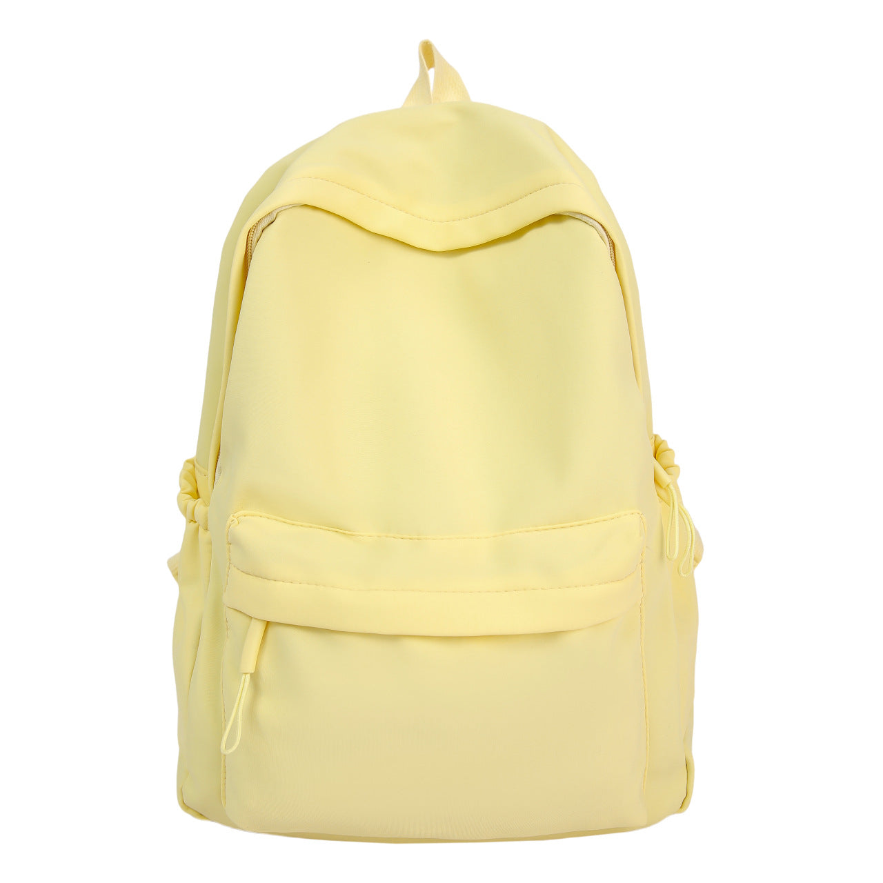 Casual Backpack with Flexible Side Pockets and Well-Organized Structure