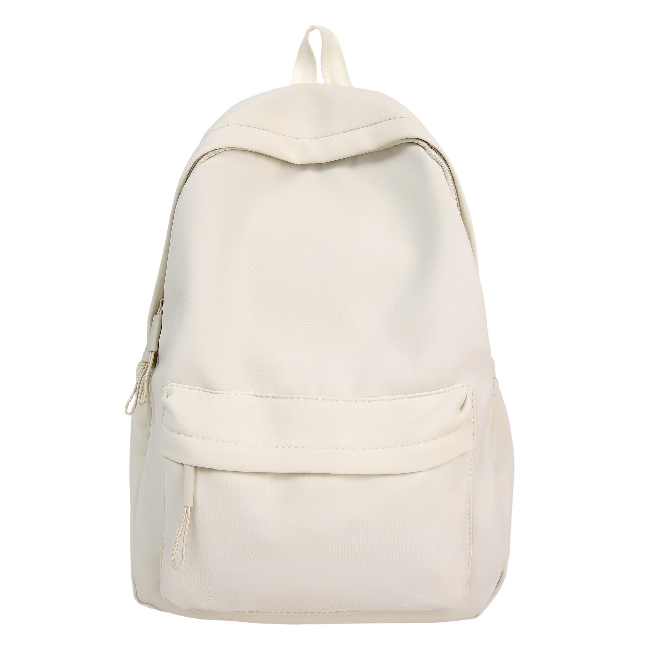 Casual Backpack with Flexible Side Pockets and Well-Organized Structure