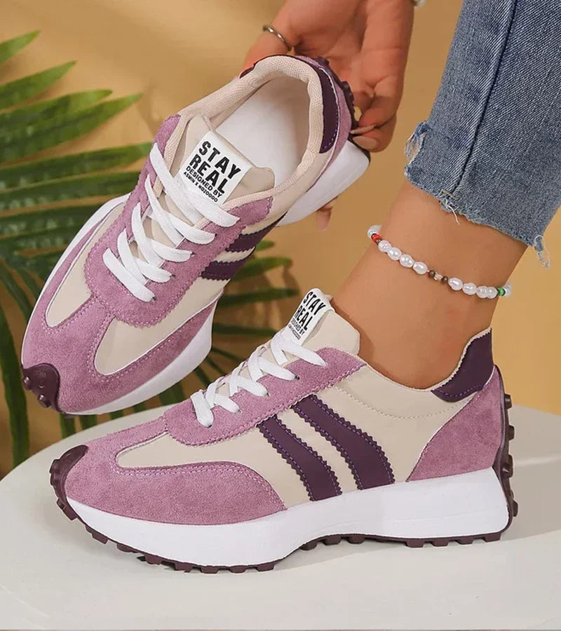 Image of Charlene | Women's Platform Lace-Up Athletic Sneakers
