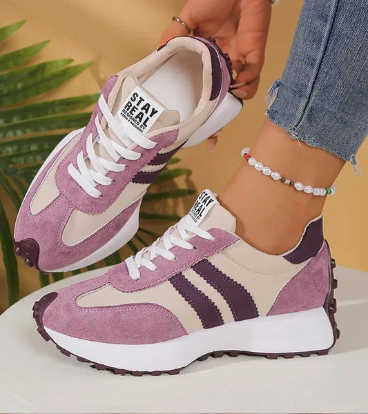 Image of Charlene | Women's Platform Lace-Up Athletic Sneakers