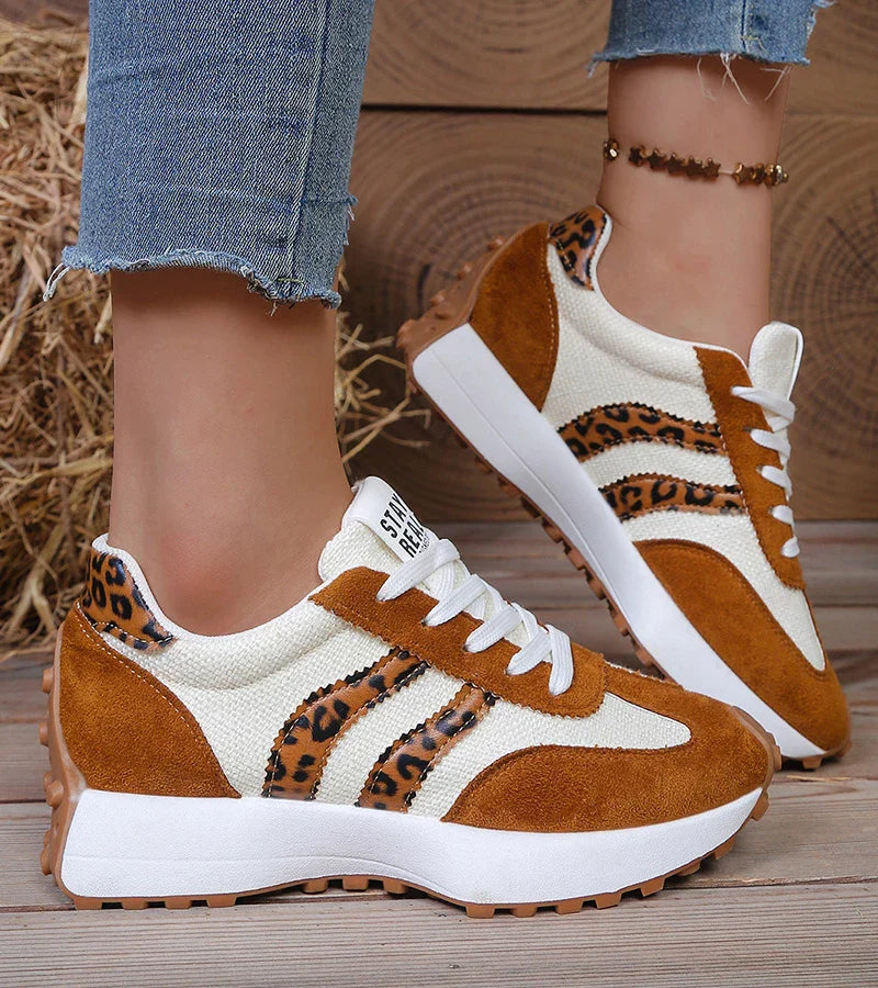 Image of Charlene | Women's Platform Lace-Up Athletic Sneakers