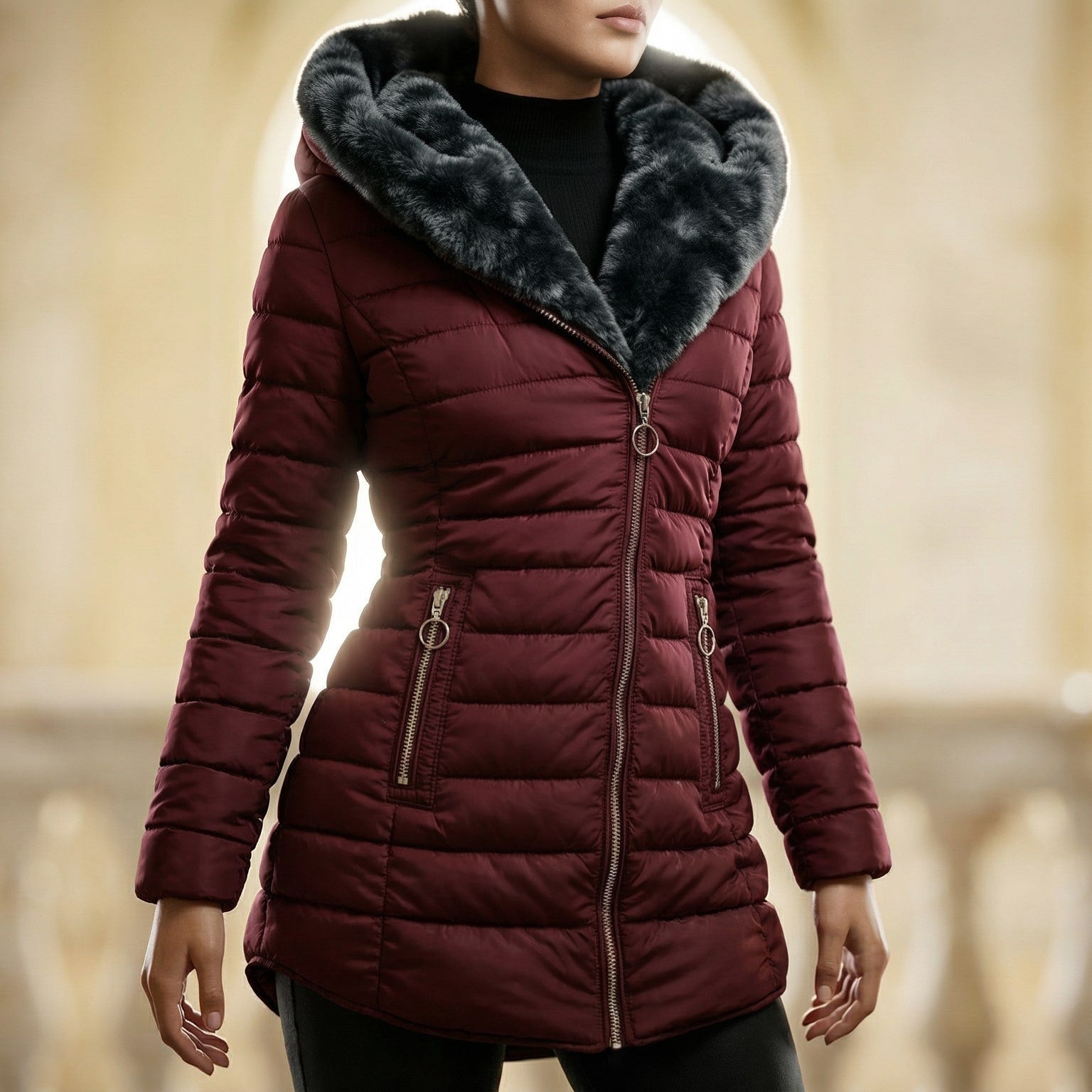 Image of Chelsea | Women's Hooded Puffer Coat