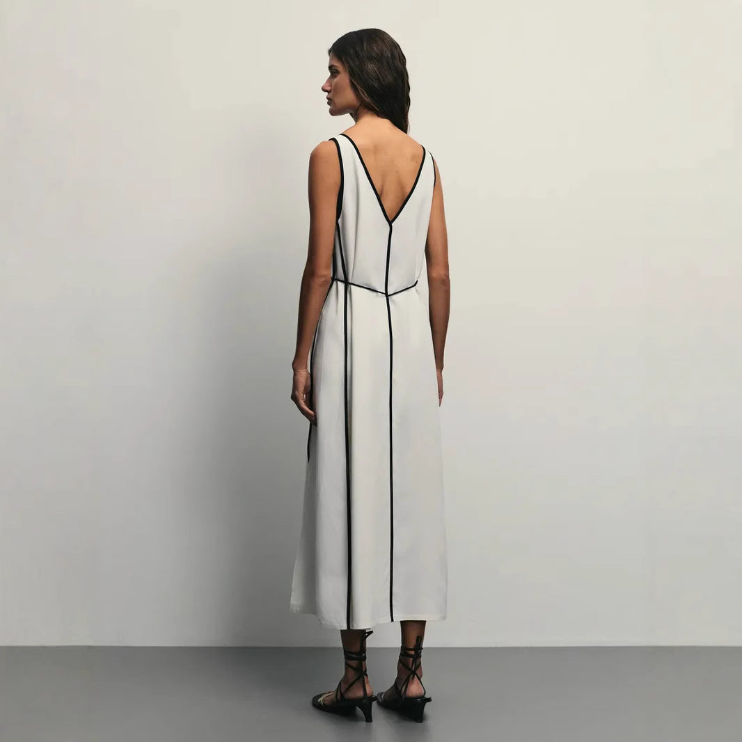 Image of Cheri | Women's Sleeveless A-Line Midi Dress